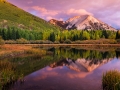 Autumn Sunset at Warner Lake, Utah